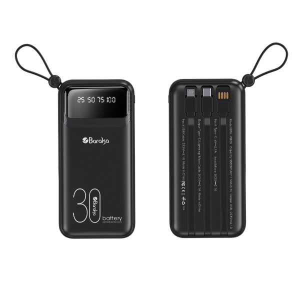 Power Bank Baraka BRK-PB09 Noir (30000MAH)