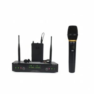 Kit de 2 micros sans fil Professionel UHF – dynamique unidirectionnel – SUKAM UX-204FX CH