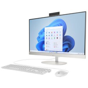 Intel(R) Core(TM) i7-13éme Génération @ 1.70GHz 8GB Ram / 512Gb SSD 27″ Full HD Blanc – HP All-in-One 27-cr0056nh PC – Intel(R) Core(TM) i7-1355U – 8Gb – 512Gb 27″ Full HD Blanc