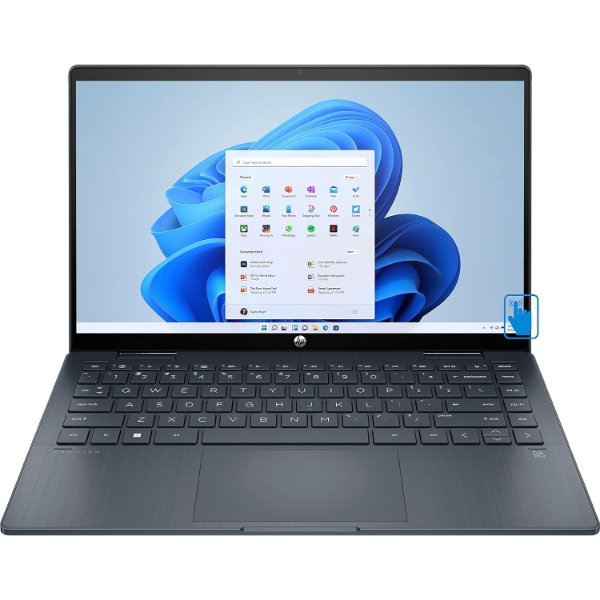 Ordinateur Portable HP Pavilion x360 2-in-1 14-ek0013dx - Intel(R) Core(TM) i3-1215U - 8Gb - 256Gb 14" LED Full HD Tactile