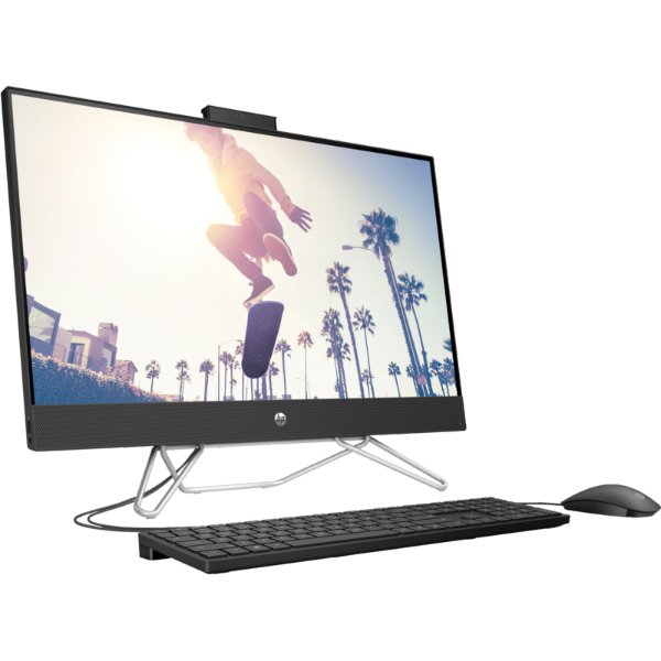 HP All-in-One 24-cb1490nh PC - Intel(R) Core(TM) i5-1235U - 8Gb - 512Gb 24" Full HD Tactile Noir