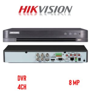 DVR 4 channels 8mp 1U H.265 AcuSense – Hikvision IDS-7204HUHI-M1/S
