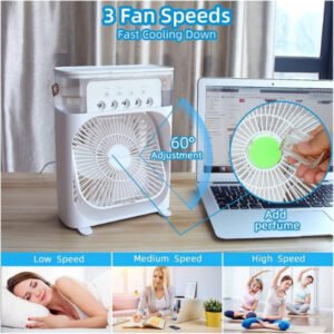Mini ventilateur portable multifonction avec diffuseur de parfum 500ml – AIRFLUX AF-791