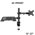 Support moniteur ordinateur Bras de moniteur d’ordinateur universel de 13 à 27 pouces – AIRFLUX AF-PM100T (13″ à 27″)