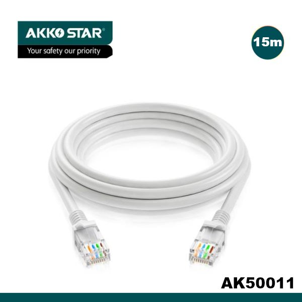 Câble RJ45 UTP CAT6 15M + 1,5M Offert – AKKO STAR AK-50011