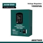 Régulateur de tension automatique Digital 10000VA / 10KVA, contrôle par microprocesseur – AKKO STAR AK-87689 (10000VA)