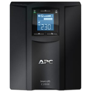 Onduleur line-interactive monophasé LCD 230V (USB / RJ45 Série) – Tour – APC Smart-UPS C 2000VA/2KVA LCD 230V Smart Connect (SMC2000I)