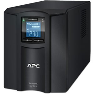 Onduleur line-interactive monophasé LCD 230V (USB / RJ45 Série) – Tour – APC Smart-UPS C 2000VA/2KVA LCD 230V Smart Connect (SMC2000I)