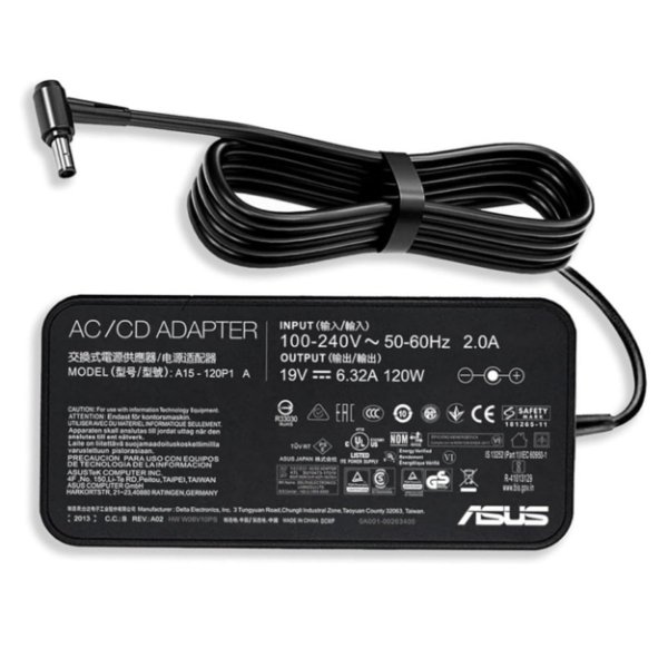Chargeur Ordinateur Portable ASUS 19V6.32A 4.5*3.0MM (Original) – ASUS 19V6.32A 4.5*3.0MM (Original)
