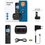 Téléphone fixe portatif sans fil avec blocage d’appels, fonctions mains libres et – Alcatel F860