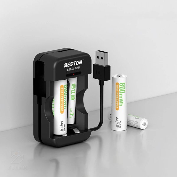 Chargeur Batteries AA et AAA (uniquement Ni-MH 2,4V) – BESTON BST-C8024B