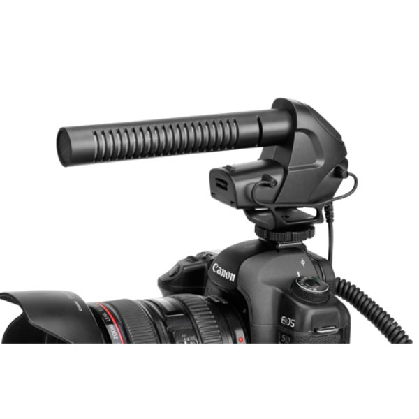 Micro-canon à condensateur – Directivité super-cardioïde – Bonnette mousse – Sortie Jack – BOYA BY-BM3030