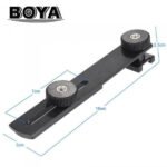 Barre de montage universelle avec boulon 1/4 et support – BOYA BY-C01