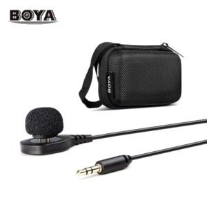 Microphone de Lavalier Conderser Omnidirectionnel 3.5mm pour DSLR – BOYA BY-HLM1