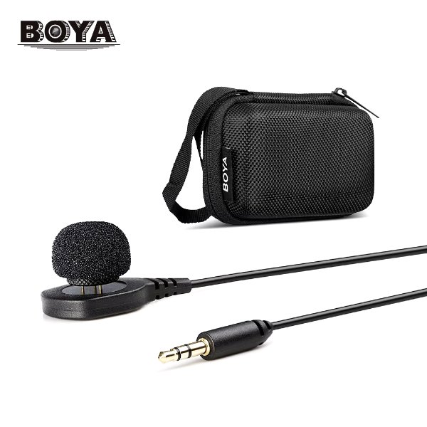 Microphone de Lavalier Conderser Omnidirectionnel 3.5mm pour DSLR – BOYA BY-HLM1