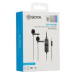 Double Micro cravate à condensateur – Directivité omnidirectionnelle – Jack 3.5 mm TRRS – BOYA BY-M1DM