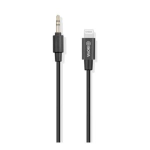 Micro cravate à condensateur – Directivité omnidirectionnelle – adaptateur Jack 3.5 mm – BOYA BY-M2