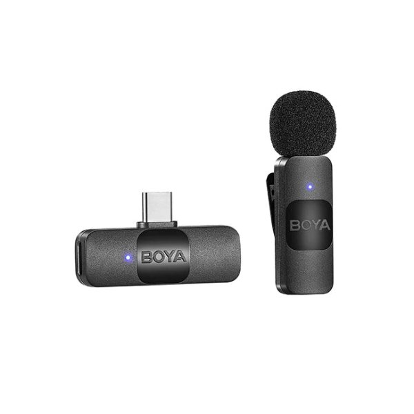Micro cravate sans fil – micro omnidirectionnel – portée 50m – Lightning – 1 émetteur – 1 – BOYA BY-V1