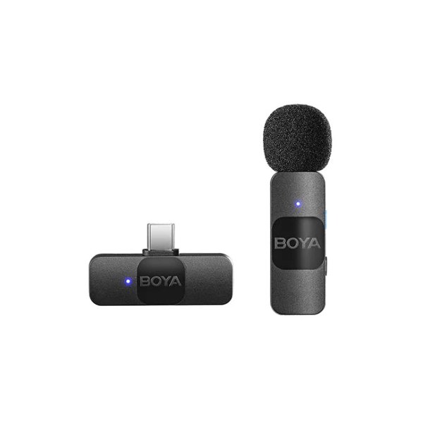 Micro cravate sans fil – micro omnidirectionnel – portée 50m – Type-C – 1 émetteur – 1 – BOYA BY-V10