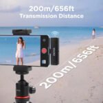 Système de micro cravate sans fil ultracompact pour 4 personnes avec connecteur Lightning – BOYA BY-V4D