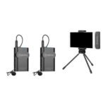 Système de micro cravate sans fil (2,4 GHz) (2 émetteurs + 1 récepteur) avec interface – BOYA BY-WM4 PRO-K6