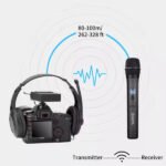 Système de micro cravate sans fil monté sur caméra (568 à 599 MHz) – BOYA BY-WM8 PRO-K3
