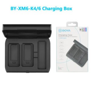 Boîtier de chargement sans fil pour BY-XM6-K46BOX (câble de chargement USB-C inclus) – BOYA BY-XM6-K46BOX