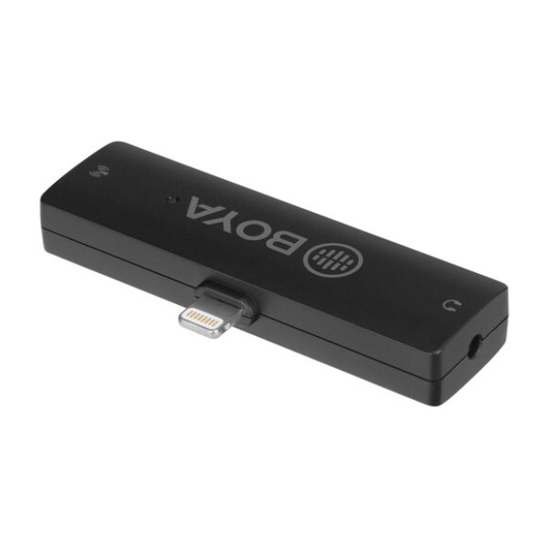 Micro cravate sans fil pour 2 personnes avec connecteur Lightning pour appareils iOS (2,4 – BOYA BY-XM6-S4