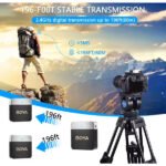 Système de micro cravate sans fil omnidirectionnel, pour 1 personne avec connecteur – BOYA BY‑M1V5