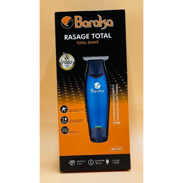 Tondeuse sans fil rechargeable – Baraka BRK-999