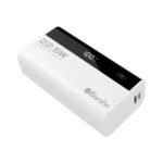 Power Bank 5000mAh Blanc Avec 1 Entrée Micro/Type-C Et 1 Sortie USB + 1 Sortie Type-C – Baraka BRK-PB11 Blanc (5000MAH)