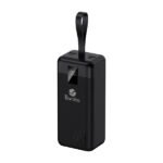 Power Bank 40000mAh Noir Avec 1 Entrée Micro/Type-C Et 2 Sorties USB – Baraka BRK-PB26 Noir (40000MAH)