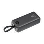 Power Bank 30000mAh Noir Avec 1 Entrée Micro/Type-C Et 4 Sorties USB – Baraka BRK-PB27 Noir (30000MAH)