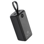 Power Bank 40000mAh Noir Avec 1 Entrée Micro/Type-C Et 4 Sorties USB – Baraka BRK-PB28 Noir (40000MAH)