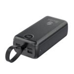 Power Bank 40000mAh Noir Avec 1 Entrée Micro/Type-C Et 4 Sorties USB – Baraka BRK-PB28 Noir (40000MAH)