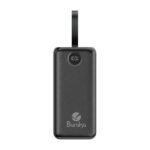 Power Bank 50000mAh Noir Avec 1 Entrée Micro/Type-C Et 4 Sorties USB – Baraka BRK-PB29 Noir (50000MAH)