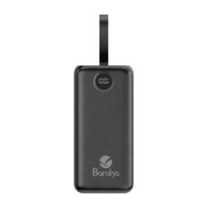 Power Bank 50000mAh Noir Avec 1 Entrée Micro/Type-C Et 4 Sorties USB – Baraka BRK-PB29 Noir (50000MAH)