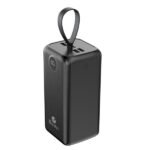 Power Bank 50000mAh Noir Avec 1 Entrée Micro/Type-C Et 4 Sorties USB – Baraka BRK-PB29 Noir (50000MAH)