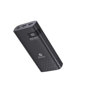 Power Bank 20000mAh Noir Avec 2 Entrées Type-C & Micro + 2 Sorties USB 1/2 & Type-C – Baraka BRK-PB42 Noir (20000MAH)