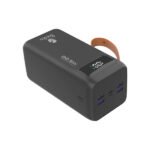 Power Bank 50000mAh Noir Avec 1 Entrée Type-C & Lightning + 1 Sortie Type-C Et 1 Sortie – Baraka BRK-PB55 Noir (50000MAH)