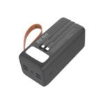 Power Bank 50000mAh Noir Avec 1 Entrée Type-C & Lightning + 1 Sortie Type-C Et 1 Sortie – Baraka BRK-PB55 Noir (50000MAH)