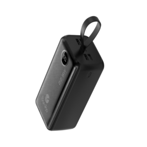 Power Bank 40000mAh Noir Avec 2 Entrées Type-C & Micro + 2 Sorties USB 1/2/3/4 & Type-C – Baraka BRK-PB57 Noir (40000MAH)