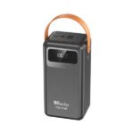 Power Bank 60000mAh Noir Avec 2 Sorties Cable Type-C & Cable Lightning Et 2 Sorties USB & – Baraka BRK-PB90 Noir (60000MAH)