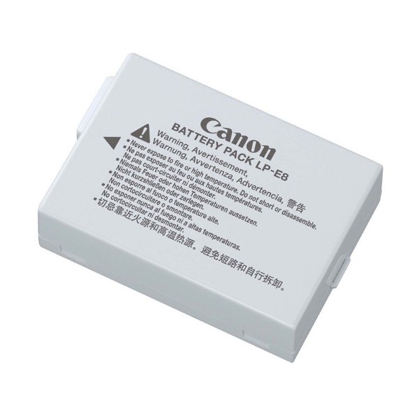 Batterie lithium-ion rechargeable Canon LP-E8 (7,2V, 1120mAh) – Batterie Canon LP-E8