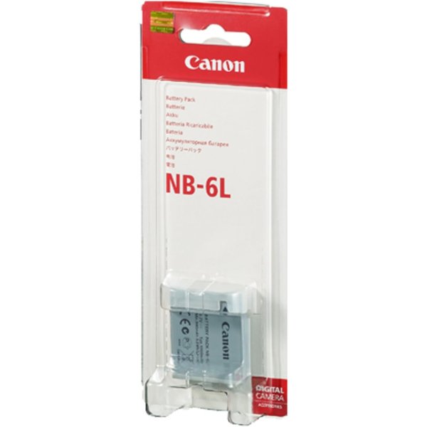 Batterie lithium-ion rechargeable Canon NB-6L (3,7 V, 1000 mAh) – Batterie Canon NB-6L