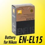 Batterie lithium-ion rechargeable Nikon EN-EL15 (1 900 mAh) – Batterie Nikon EN-EL15