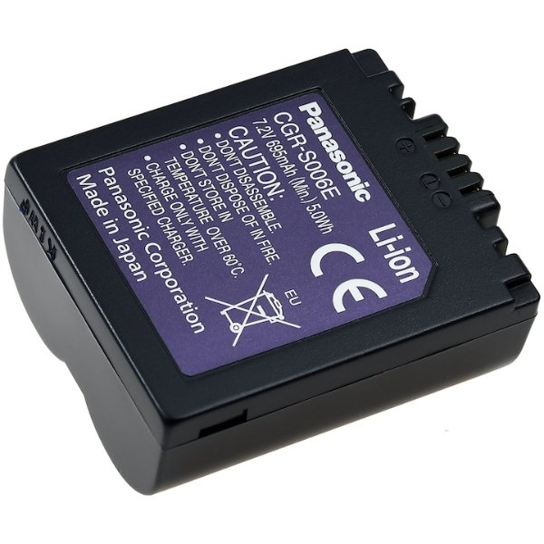 Batterie Panasonic CGA-S006E