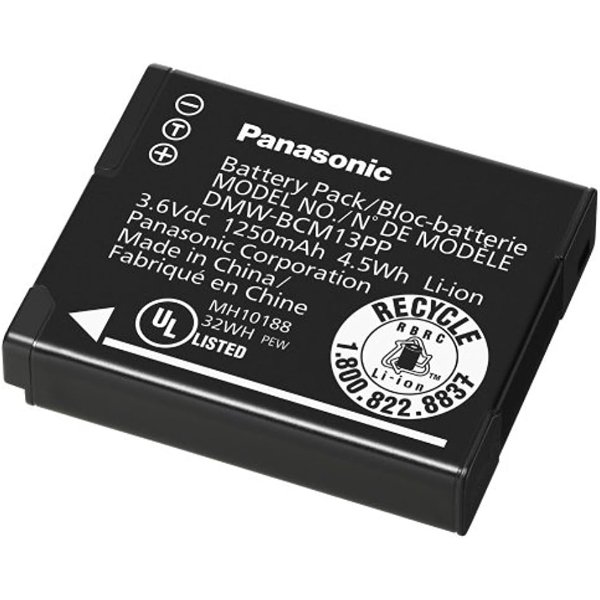 Batterie lithium-ion Panasonic DMW-BCM13 (3,6 V, 1 250 mAh) – Batterie Panasonic DMW-BCM13