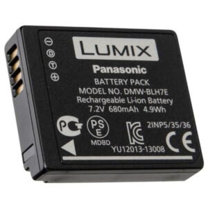 Batterie lithium-ion rechargeable Panasonic DMW-BLH7 (7,2 V, 680 mAh) – Batterie Panasonic Lumix DMW-BLH7E