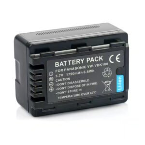 Batterie lithium-ion rechargeable Panasonic VW-VBK180 (1 790 mAh) – Batterie Panasonic VW-VBK180